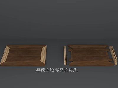 Thick Plate In Out Shaft And Patting Head Component For Woodworking Machinery 3d model