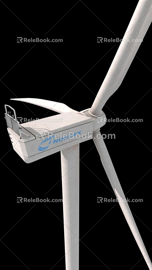 Modern Wind Turbines 3d model