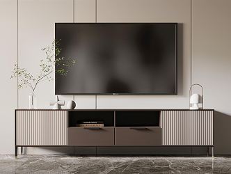 Modern TV Cabinet Home TV Cabinet 3d model