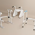 Multiple Styles Of Adjustable Toilet Safety Rails For Elderly And Disabled Home Bathroom Mobility Aids
