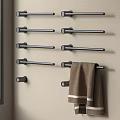 Towel Rack Minimalist Towel Rack Electric Towel Rack Wall-Mounted Towel Rack 3d model