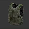 Green Tactical Vest Military Style Nylon Outdoor Protective Clothing With Multiple Pockets And Adjustable Straps