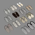 Comfortable Home Slippers With Soft Fleece Woven And Mesh Materials In Multiple Colors