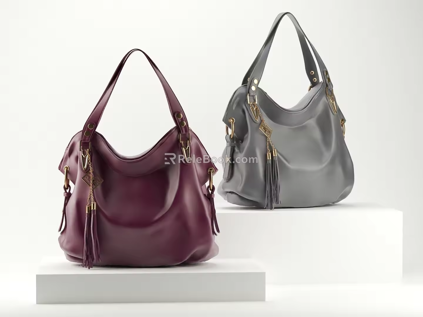 Modern Handbag Bag Combination 3d model