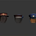 Stylish Hats as Daily Necessities Featuring Various Colors and Decorative Details