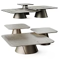 Modern Coffee Tables With Stylish Marble Top And Sturdy Metal Base For Living Room Decor