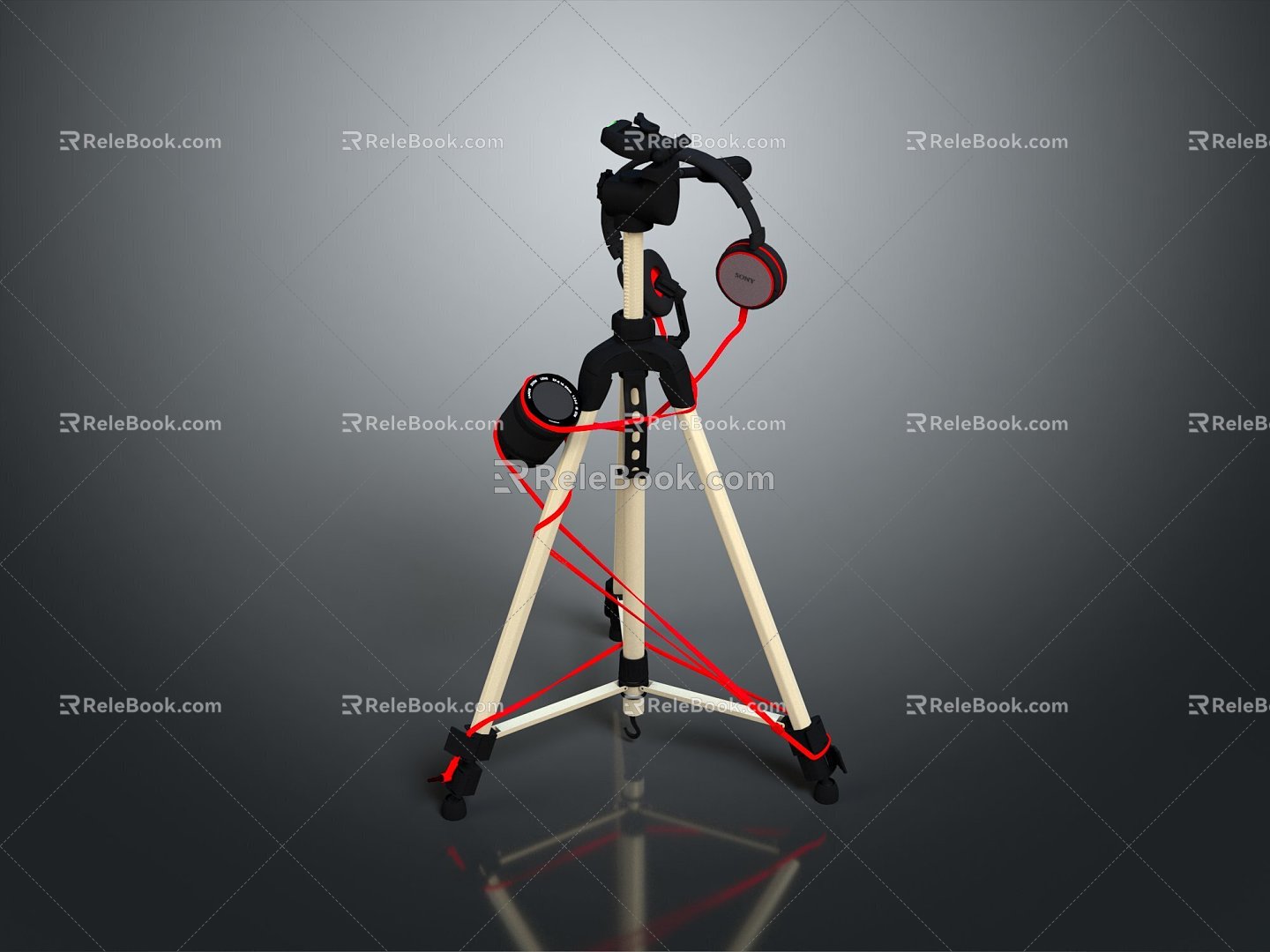 Tripod Camera Rack Camera Bracket 3d model