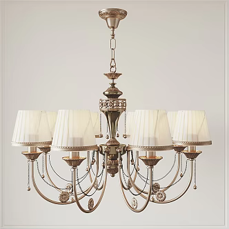American chandelier 3d model