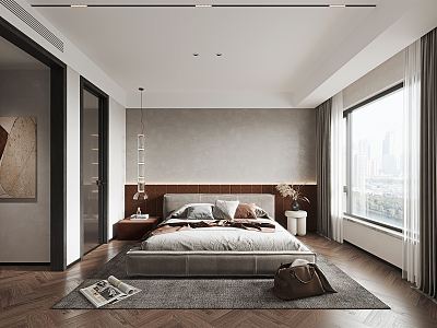 Modern Bedroom 3d model