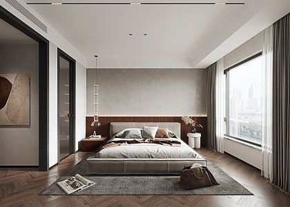 Modern Bedroom 3d model