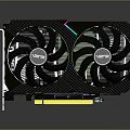 High Performance Graphics Card Featuring Dual Turbo Fans Carbon Fiber Design And PCIe 4.0 Interface