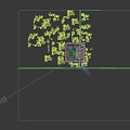 Aerial View Campus Master Plan With Sports Fields Buildings Greenery And Parking Areas
