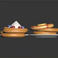 Tasty Homemade Waffles With Cream Berries And Butter On White Plates