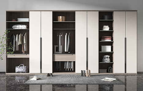 Modern wardrobe 3d model