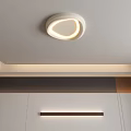 Sleek Modern Ceiling Light Featuring Soft LED Glow And Indoor Wall Decor 3d model