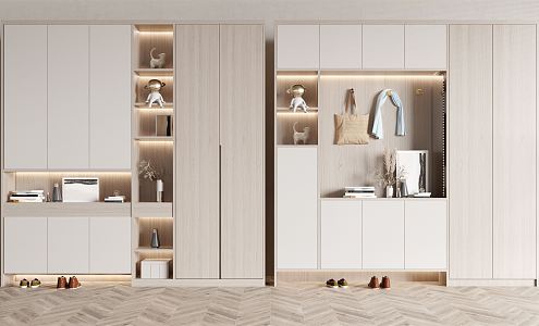 Modern shoe cabinet 3d model