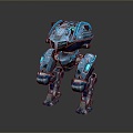 Mech Warrior Mech Soldier Machine Battlearm Mechanical Battlearm Machine Fighter Robot 3d model