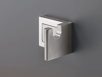 Minimalist Modern Stainless Steel Wall Hook With Sleek Design For Home Bathroom 3d model