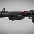 DC15S Star Wars Explosive Rifle Submachine Gun Semi-automatic Rifle Machine Gun Low Face Number Low Model Simple Model Game Sub-era Movie and TV Level 3d model