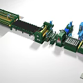 Advanced Industrial Equipment Production Line Featuring Conveyor Belts And Mechanical Components