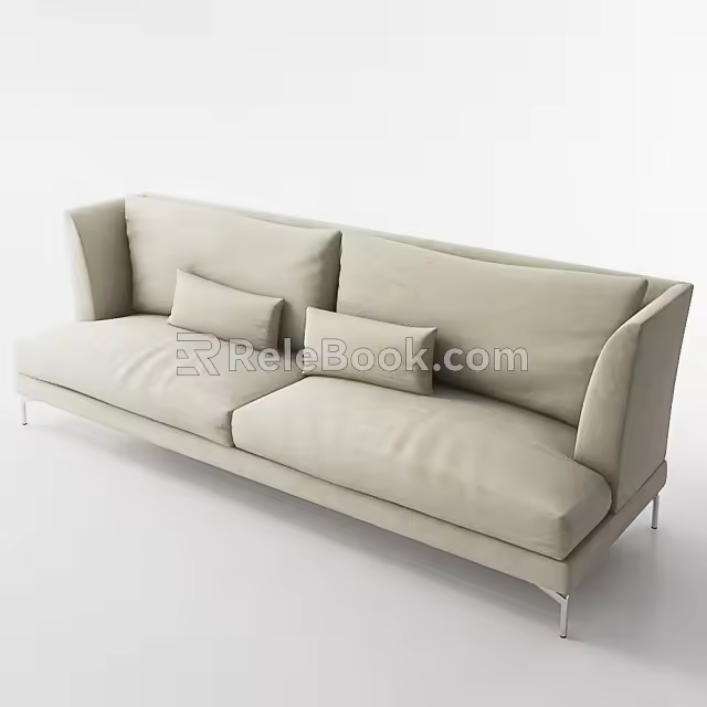 Double sofa 3d model