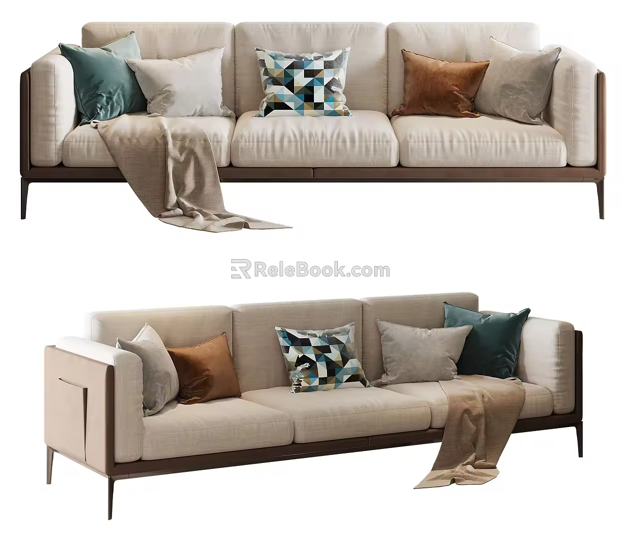 Modern Multiplayer Sofa 3d model