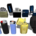 Various Styles Of Lighters Including Zippo And Different Color Designs For Daily Use