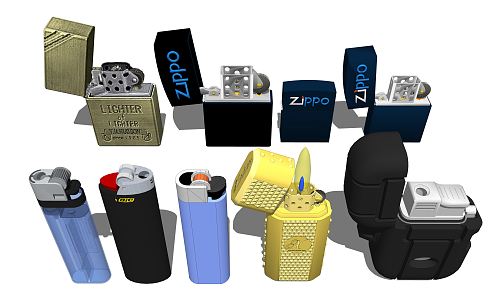 Modern Lighter 3d model