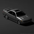 Silver Sedan Car With Sleek Exterior Design And Silver Alloy Wheels