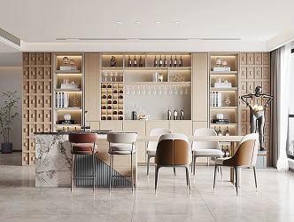 Modern Restaurant 3d model