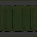 Durable Green Hard Shell Storage Box With Metal Latches For Household Organizing