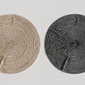 Modern Round Carpet 3d model