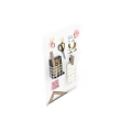 Organized Craft Supplies in Wire Basket with Scissors Ruler Notes and Color Swatches