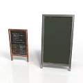 Small and Large Green Chalkboards with Wooden and Metal Stands for Home Use