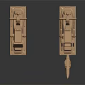 Two Golden Space Exploration Device Models With Antenna And Sensor Parts