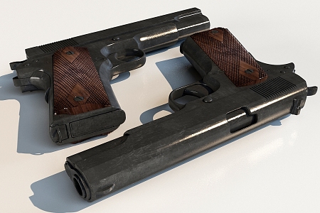 Modern Pistol Colt Pistol 3d model