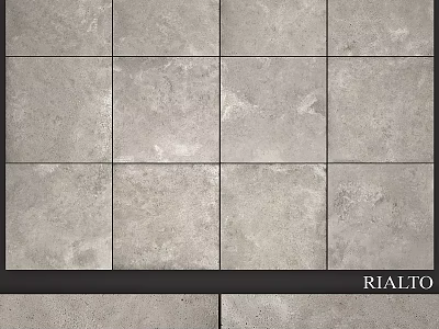 Rialto Gray Square Tiles As Building Components For Modern Interior Design 3d model