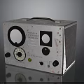 Adjustable Amplifier Regulator With Knobs Dials Indicator Lights Copper Corrosion And Metal Handle