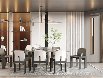 Modern Restaurant 3d model