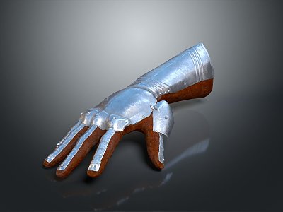 Arcane Gloves Magic Gloves Metal Gloves Long Gloves Armored Iron Gloves Mecha Hand Cartoon Gloves 3d model