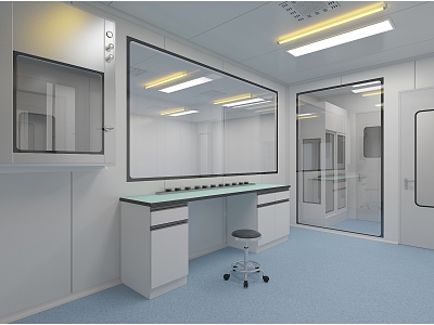 Laboratory clean room model