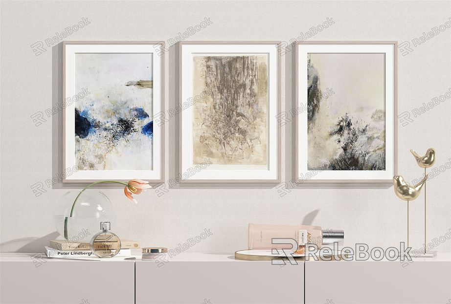 Modern Abstract Painting Abstract Hanging Painting Combination Ornaments model