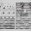 Various Styles of Downlights and Spotlights with Mounting Accessories and Components