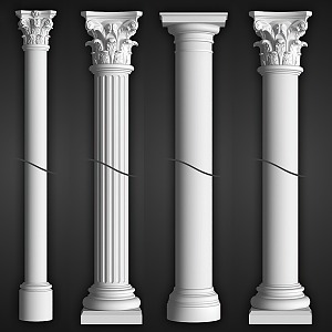 Jane Ou Pillar 3d model