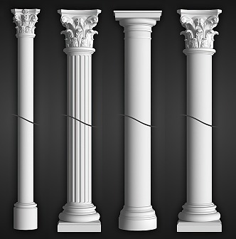 Jane Ou Pillar 3d model