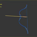 Crossbow Mechanical Crossbow Shift Bow and Arrow Shoot Far Equipment Weapons High-tech Crossbow 3d model