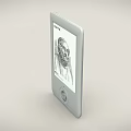 ONYX Digital E Reader With White Design Front Button And Display Sketch
