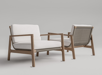 Modern Sofa Chair Leisure Chair 3d model