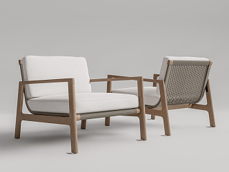 Modern Sofa Chair Leisure Chair 3d model