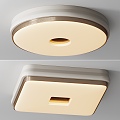 Modern Cream Style Ceiling Lamp Light Luxury Minimalist 3d model